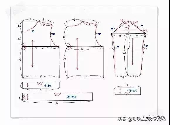 儿童内衣裁剪图_儿童保暖内衣裁剪图