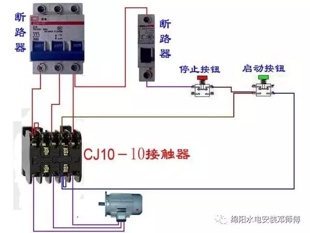 电工师傅总结的电动机控制接线电路图