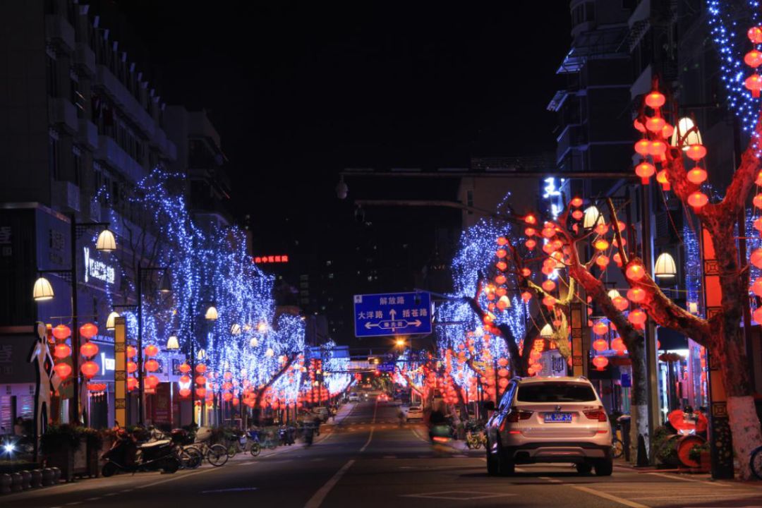 2020年市区春节临时亮化工程开启丽水最美夜景