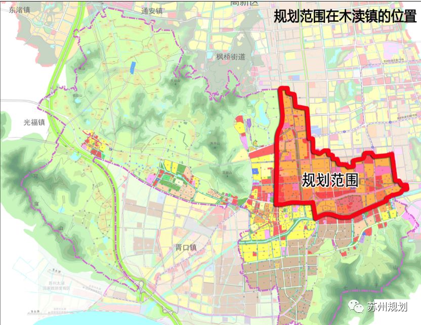 打造良好的空间尺度和舒适的居住环境的规划目的《苏州市木渎镇金山