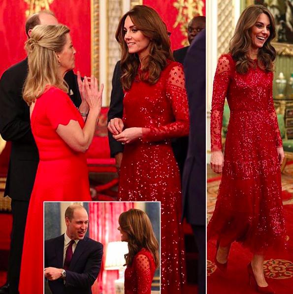 凯特王妃大红袍上线，正式接管梅根业务，威廉王子展现国王气场_王室