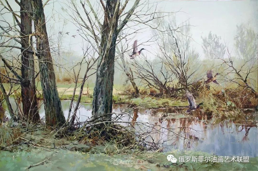 哈萨克斯坦画家穆辛伊里克拉希多维奇风景油画作品赏析