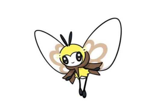 宝可梦图鉴743可以把花粉做成团子的精灵蝶结萌虻