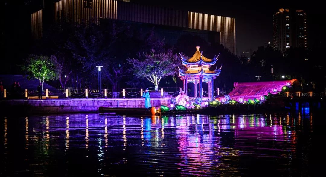 不夜温州!中国"行进式夜游演出"典范——"塘河夜画",正式公演!