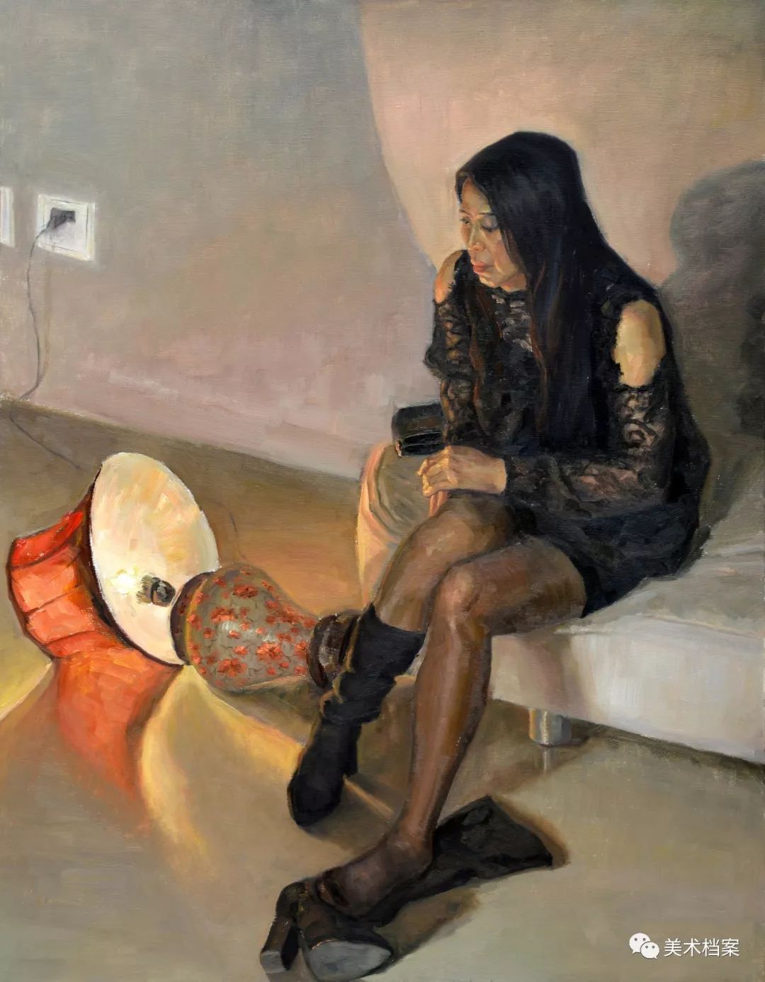韩玉良油画作品欣赏:沉淀的力量