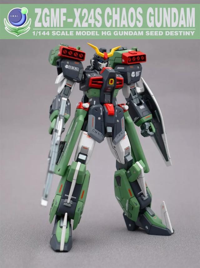 根大木秀:冷门机型魔改!hg 重装强袭型 混沌高达