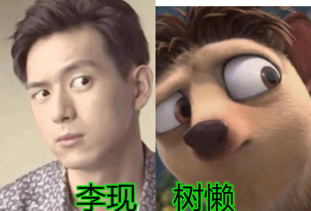 跨次元的明星撞脸王一博柴犬千玺猫咪看到李现被玩坏了