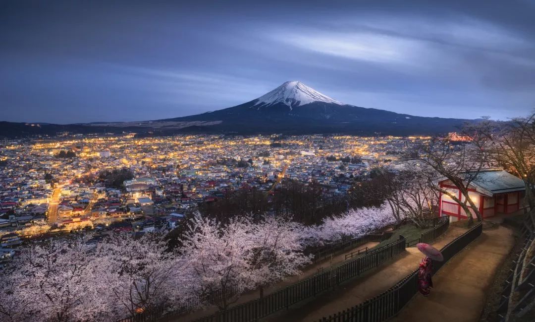 一次看尽春樱冬雪山海富士,绝美赏拍富士山八大景6日樱花轻摄影之旅