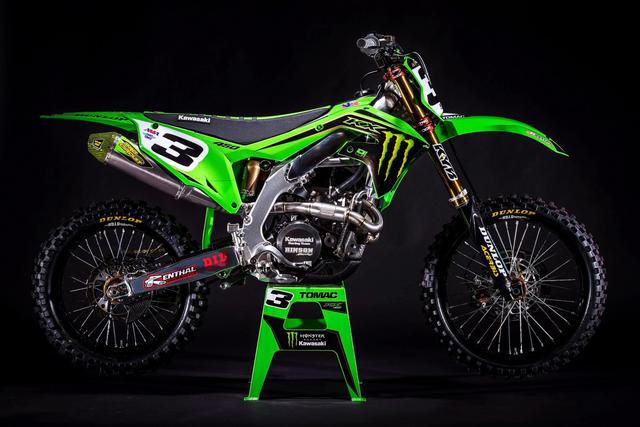 kawasaki 的 ama 越野工厂赛车 kx450