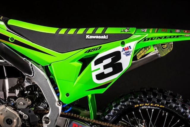 kawasaki 的 ama 越野工厂赛车 kx450