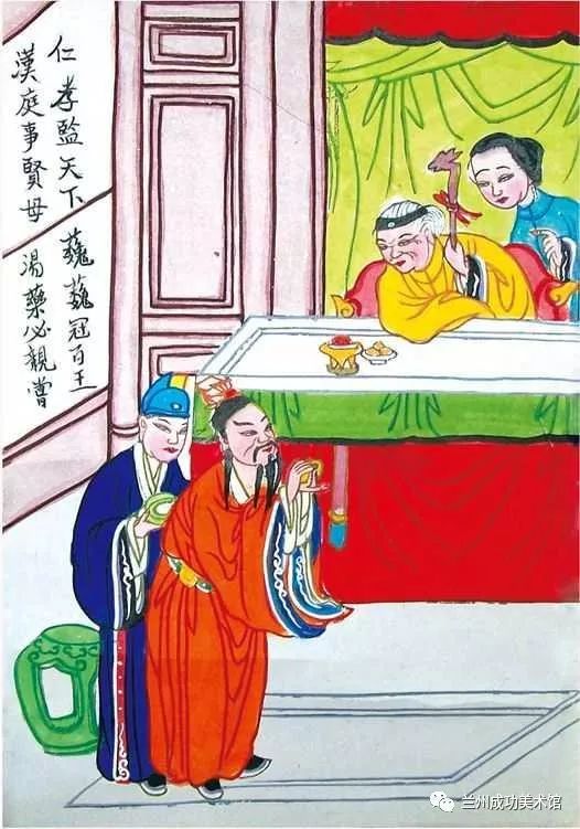 【绘画知识】年画有什么寓意?走进年画《二十四孝图》