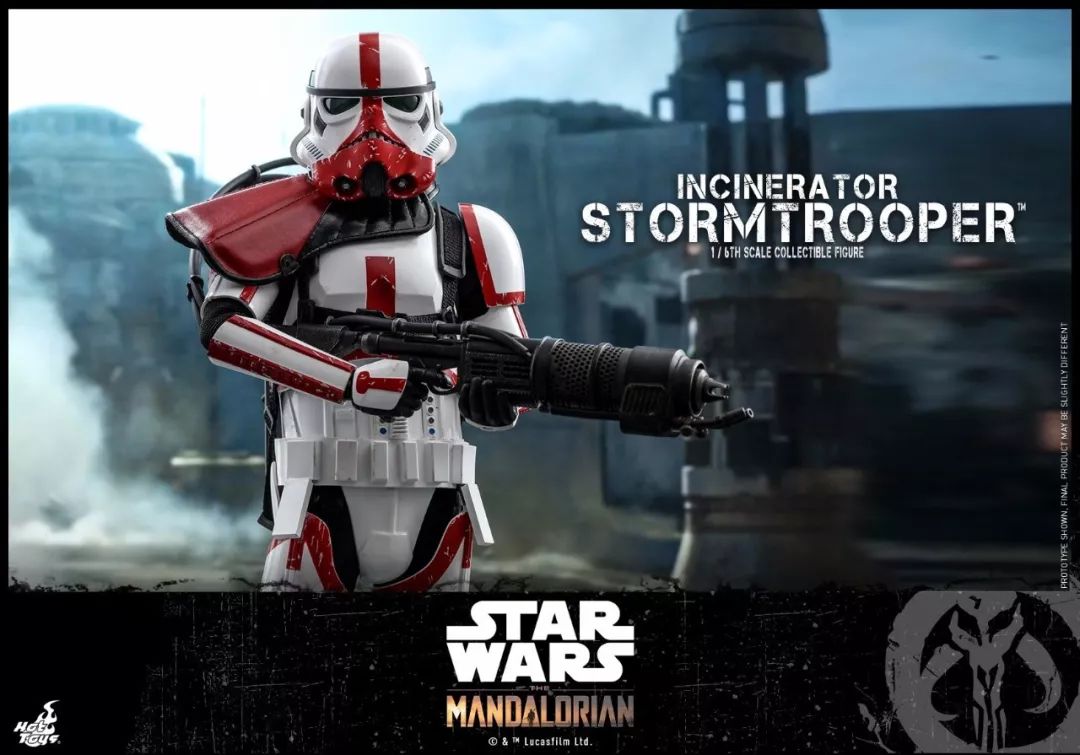 hot toys 新品:1/6 tms012 星战剧集《曼达洛人》- 帝国焚化冲锋队员