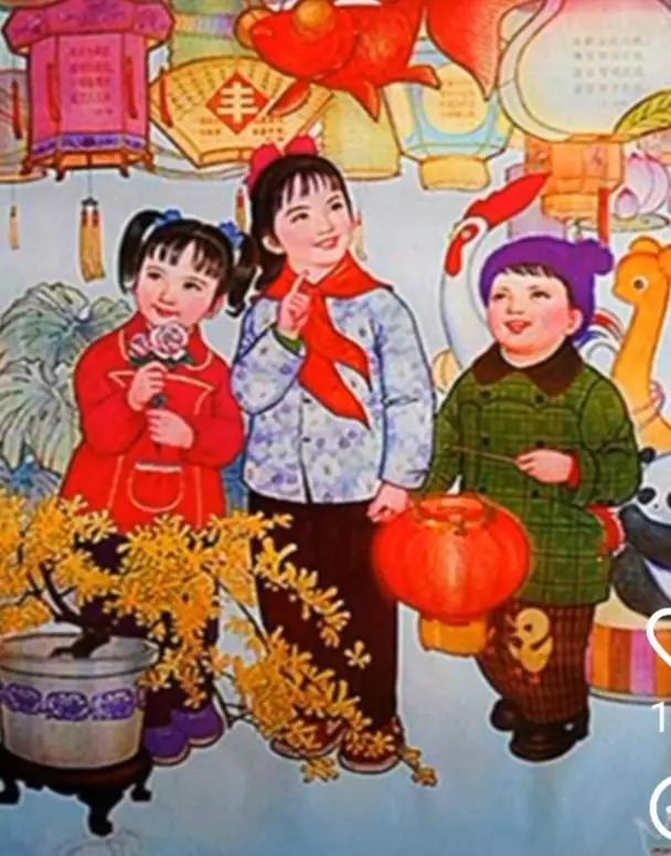 六七十年代年画春节家家张贴喜气洋洋