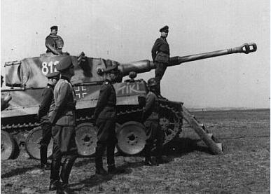 1944年库尔兰战役德军第14装甲师虎式坦克最后一场胜利