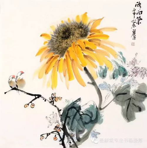 中国第一部国画写意向日葵技法少儿怎样画向日葵王丽荣编著