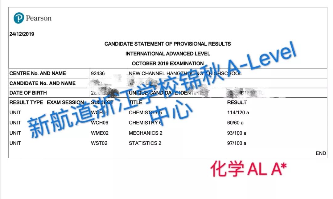 年前重磅爱德思alevel10月考试成绩公布为新航道锦秋学员们点赞