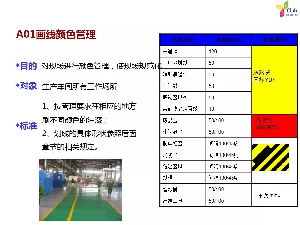 车间现场6s 画线标准|ppt