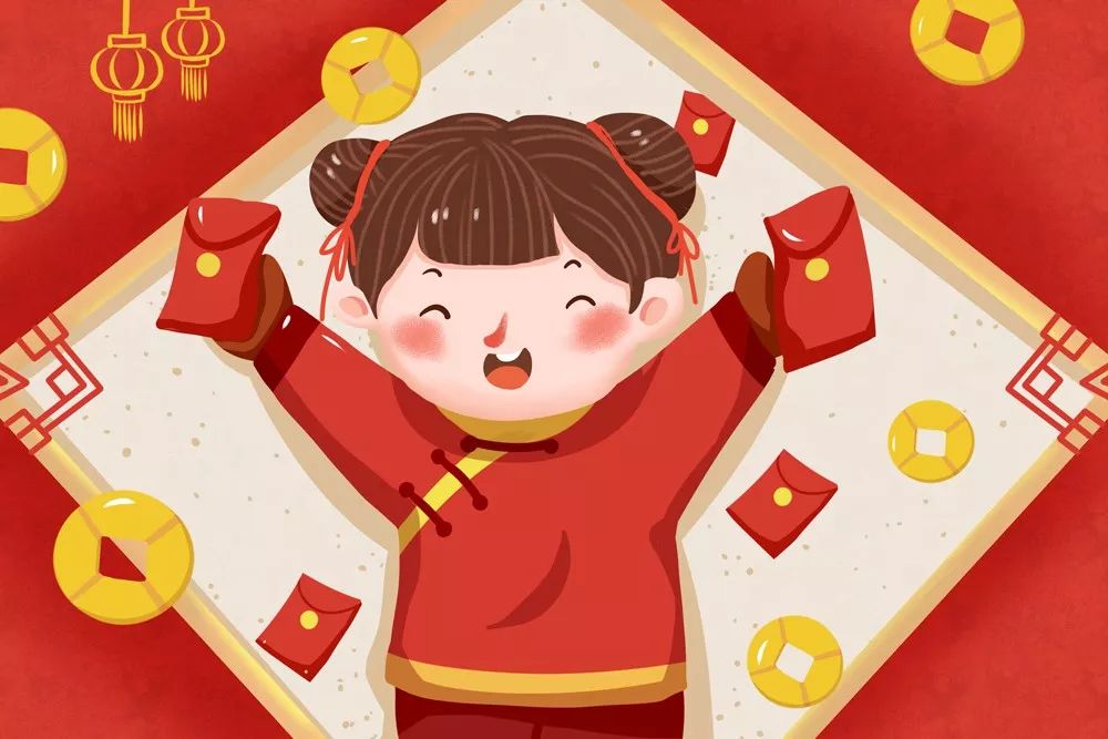 领压岁钱当然还有小朋友最心心念念的吉祥又亲热寄托着人们对新年的