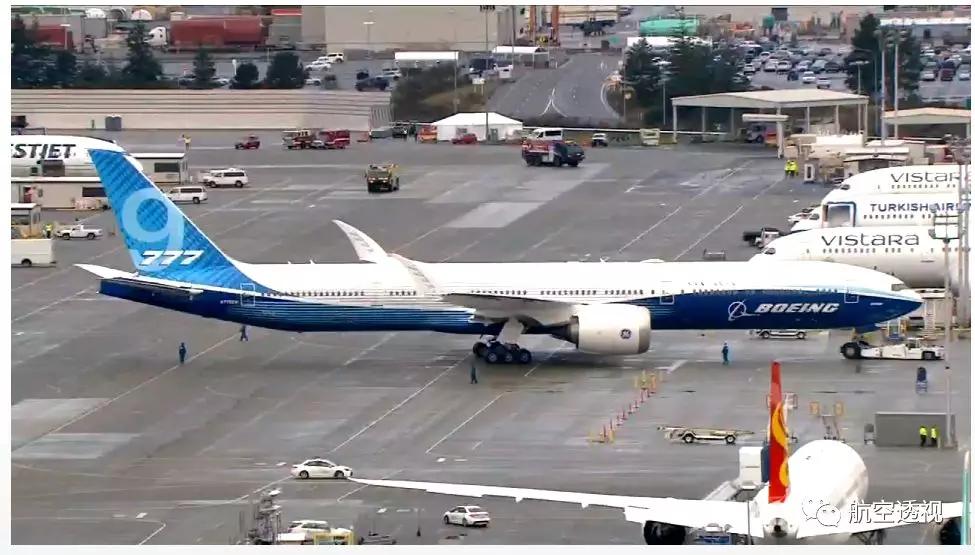 好事多磨,世界最大双发商业飞机波音777x首飞成功!