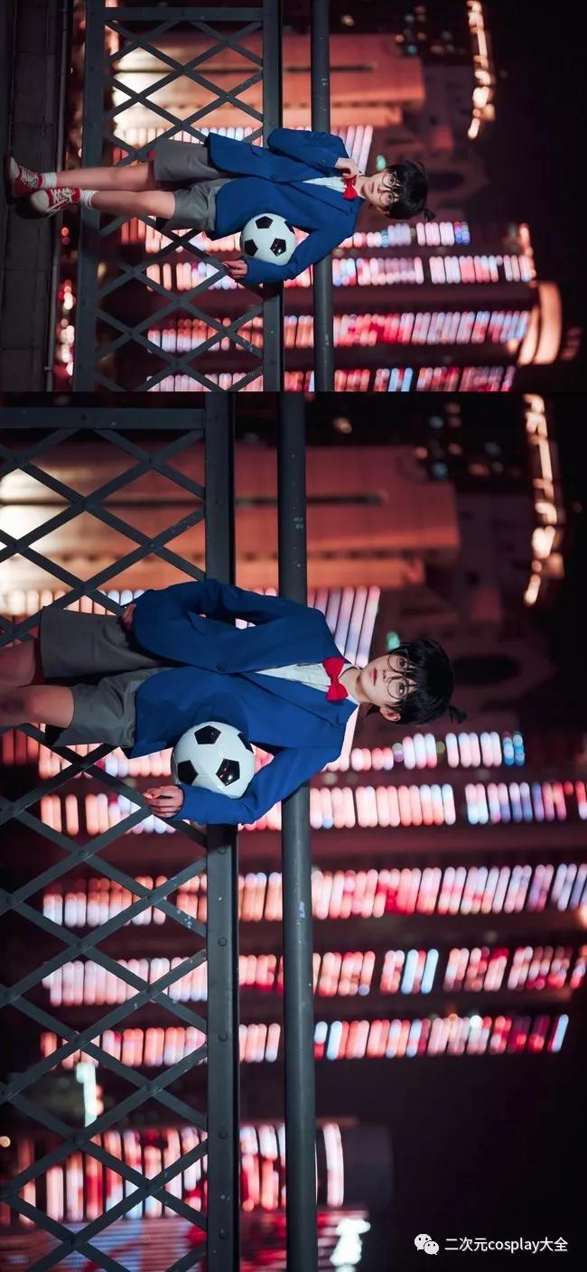 可爱到打破次元壁,名侦探柯南cos,突然响起BG