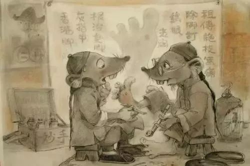 猫什么鼠成语_成语故事简笔画(3)