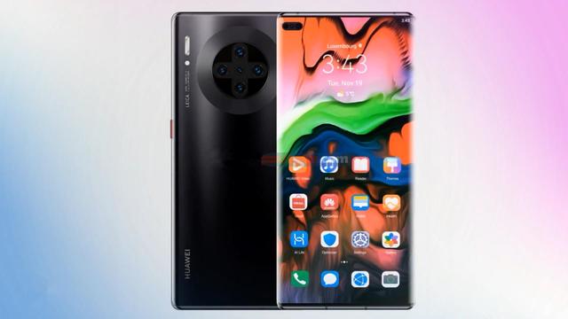 华为mate40pro概念图后置十字花洒5镜头iphone11真的没法比