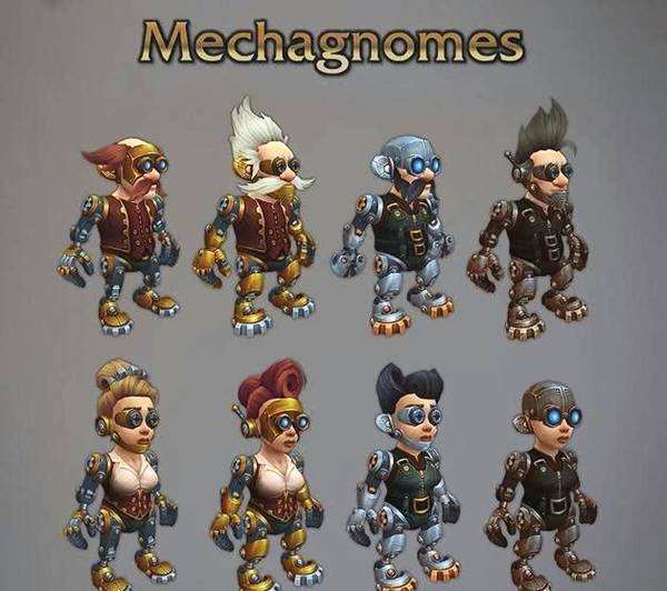 魔兽世界8.3全新同盟种族，冰法机械侏儒冻结黑暗力量