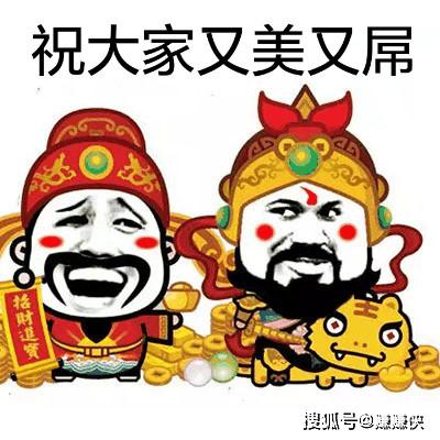 表情包好好过年别瞎问吃吧反正过年也是要胖的