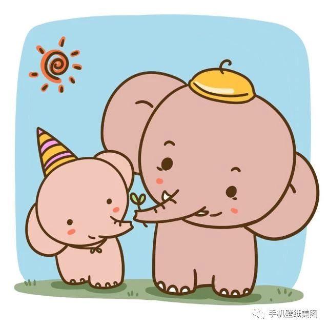 好看的亲子微信头像大全,一家人头像