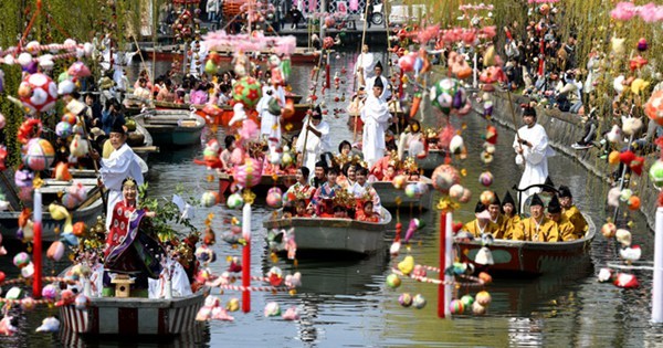 日本水鄉柳川舉行女兒節水上巡遊活動 國際 第6張