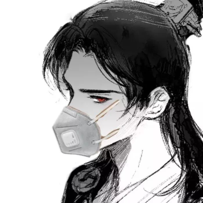 一大波好看的戴口罩头像_大叔