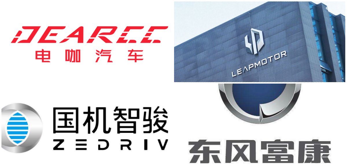 这四个纯电动汽车品牌你最熟悉哪个?