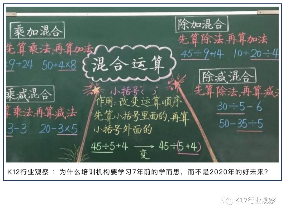 为什么培训机构要学习7年前的学而思，而不是2020年的好未来？