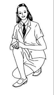 (1)下蹲拾物时,应自然,得体,大方,不遮遮掩掩; (2)下蹲时,两腿合力