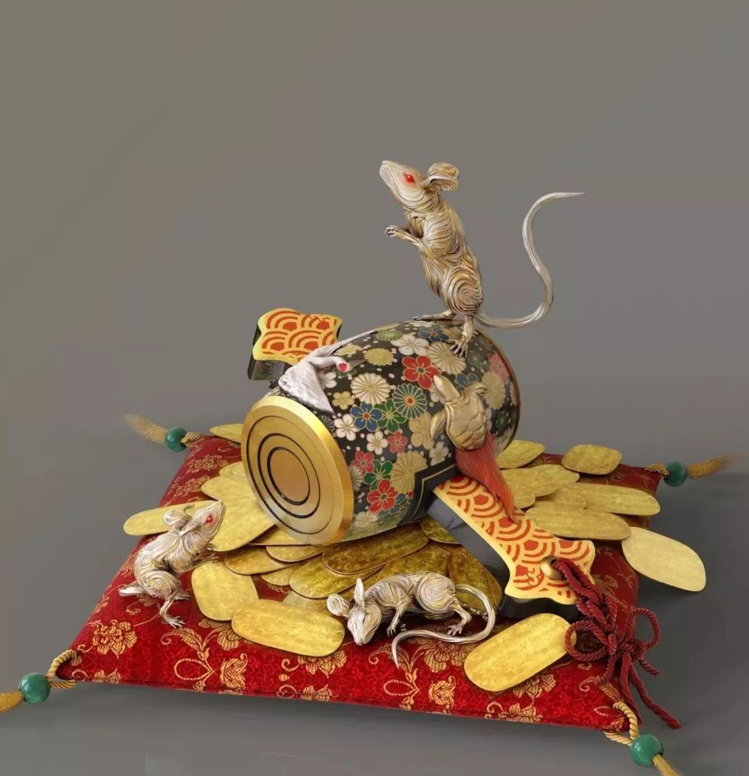 俄罗斯3d角色艺术家maria panfilova的作品《龙与鼠》来自巴西模型师
