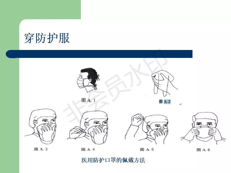 【ppt】防护用品的穿脱流程——蒲城疾控中心