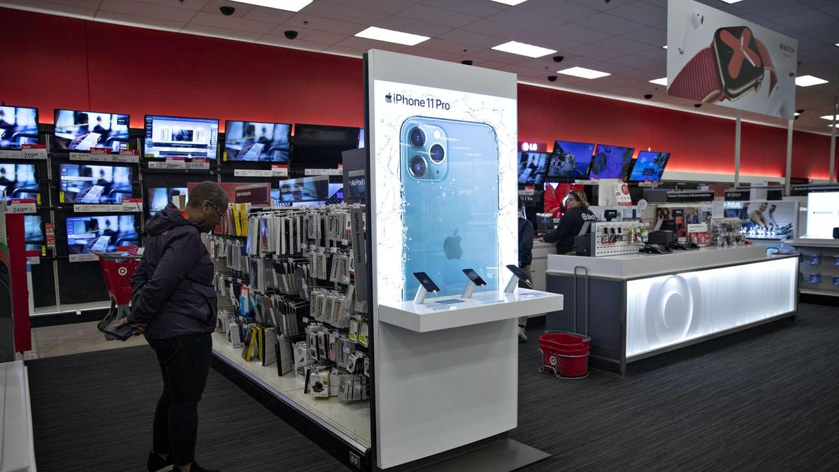 销售iPhone显示器的批发商店