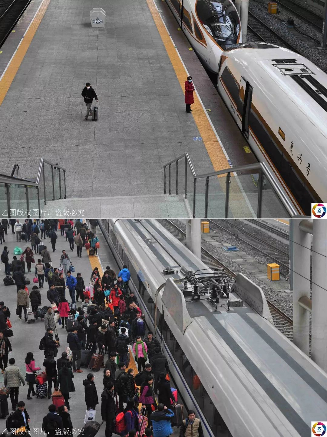 都说“三六九往外走”，26张春运图片对比