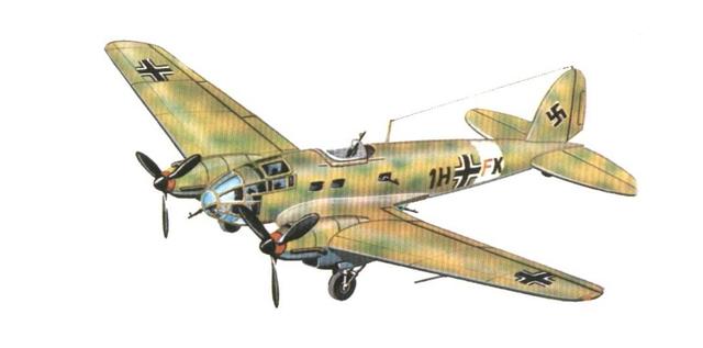 二战时期德国he 111型轰炸机进口到中国的实战记录淞沪上空的鹰