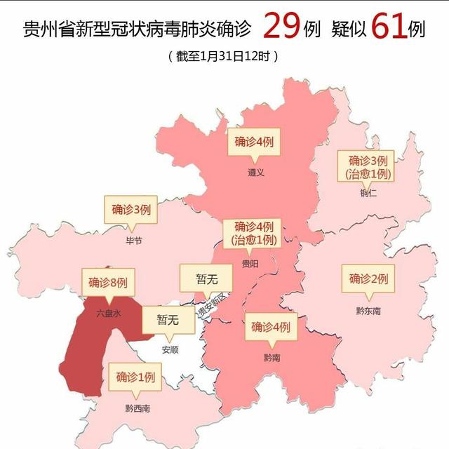 1月31日,贵州省六盘水市新冠肺炎确诊病例达到8例,防疫态势十分严峻