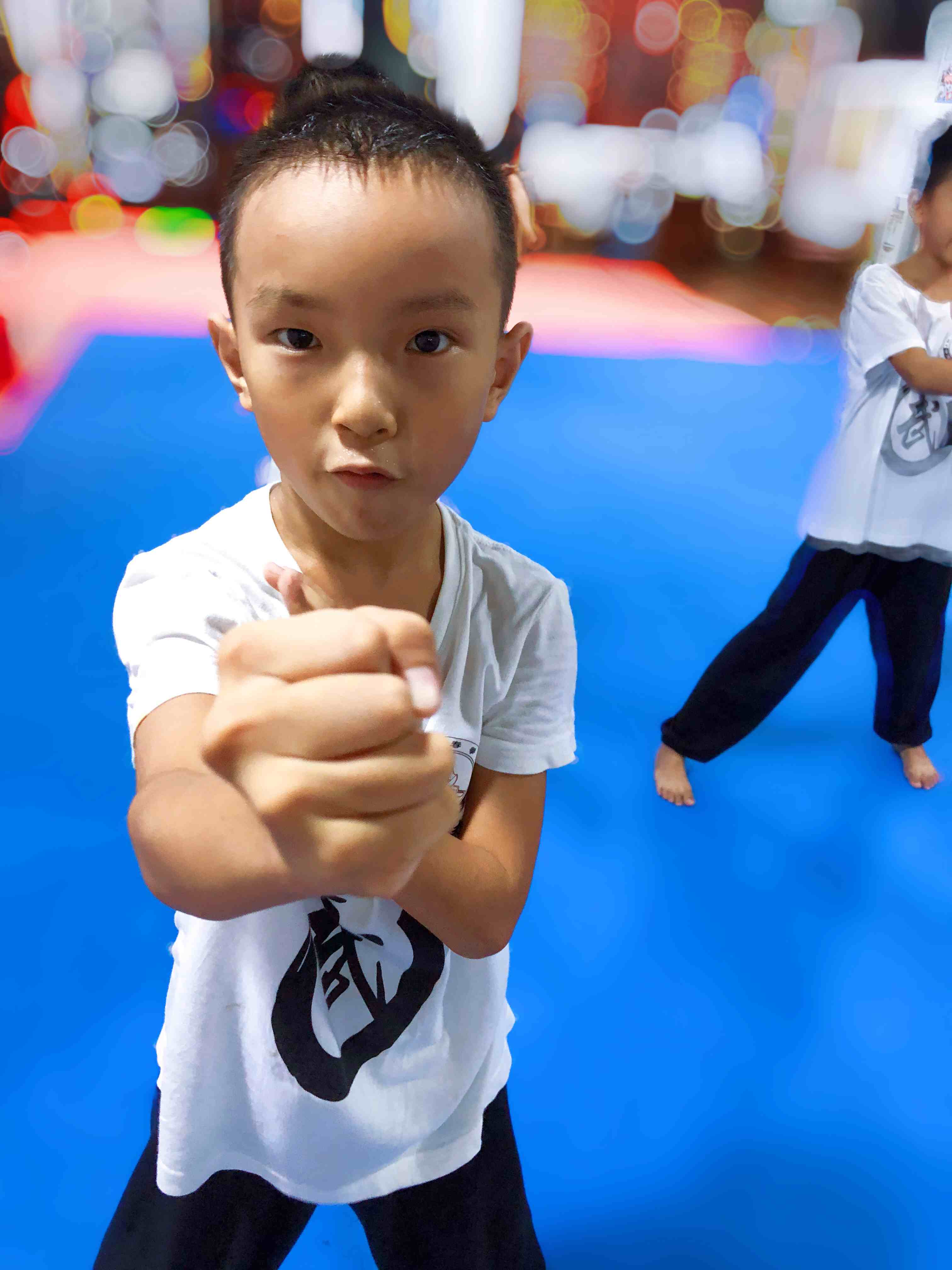 深圳弘义咏春拳馆训练培训班教学之日字冲拳