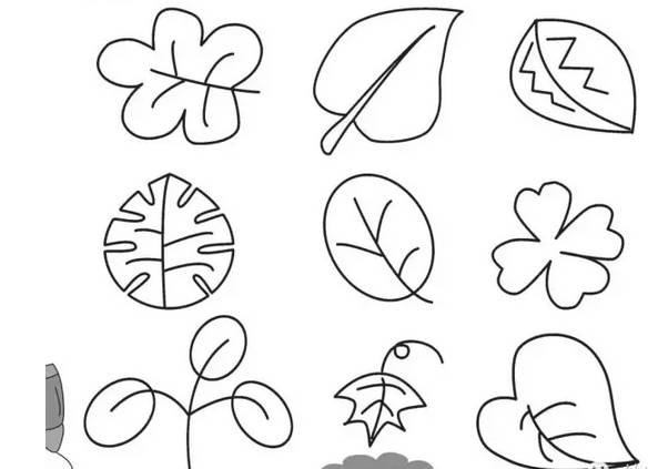 花和树木简笔画--摘自最新版儿童绘画大全--赶紧教孩子吧