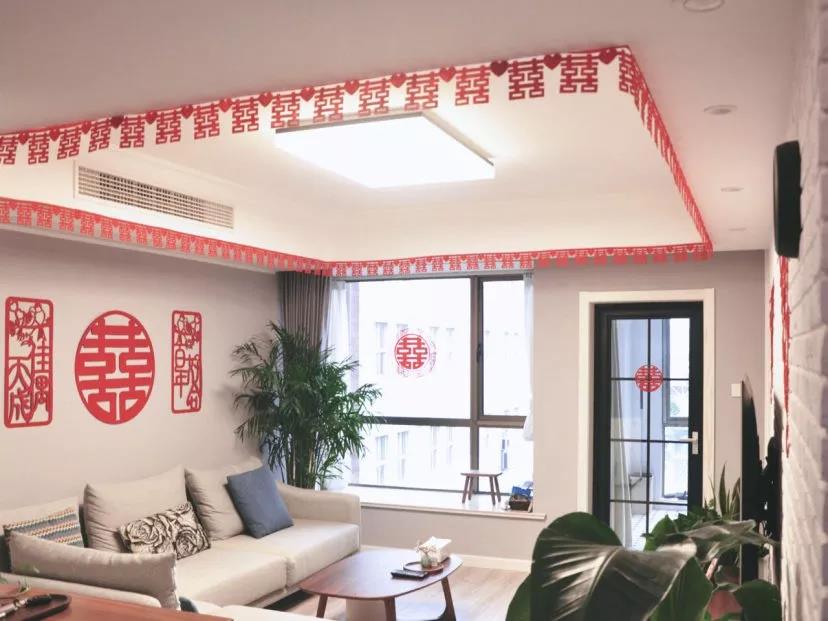 3600元人民币贴喜字图,36张100元贴双喜图案 原创结婚贴的喜字什么时候能撕掉?不注意这些会破坏喜气哦!