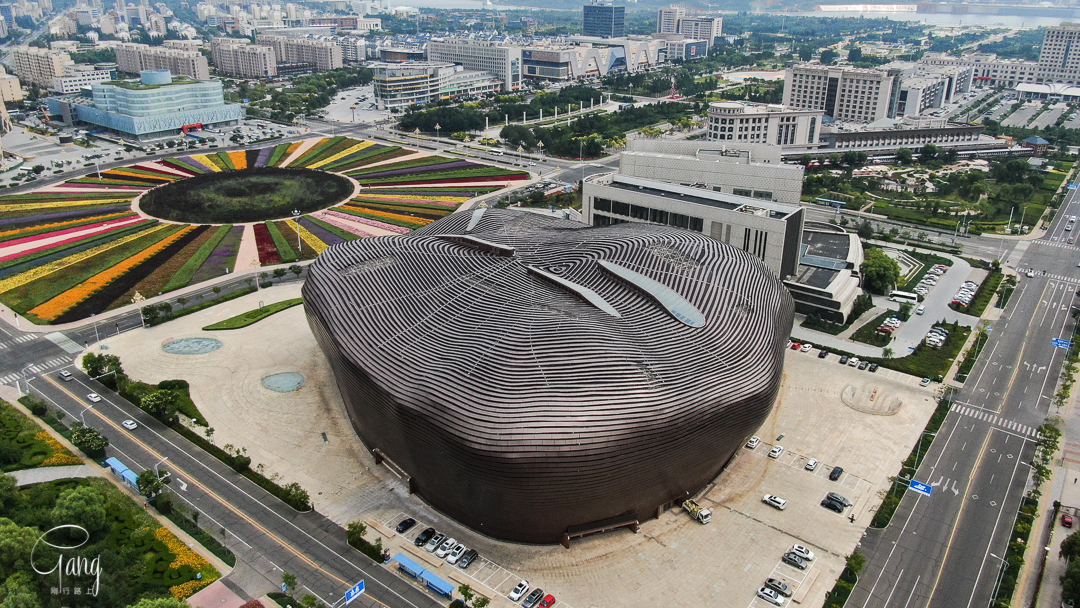 航拍鄂尔多斯这几个标志性建筑你就会明白这里的美