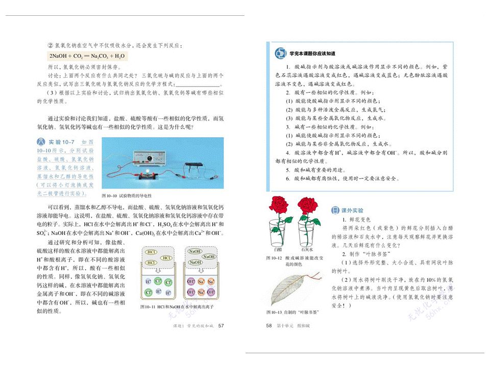 【电子课本】人教版九年级化学下册电子课本,寒假预习必备!