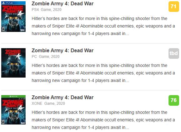 《僵尸部队4：亡灵大战》IGN7分开局15分钟演示公开