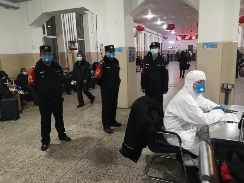 疫情当前,铁警不退|转身逆行,梅河口铁警坚守抗击疫情