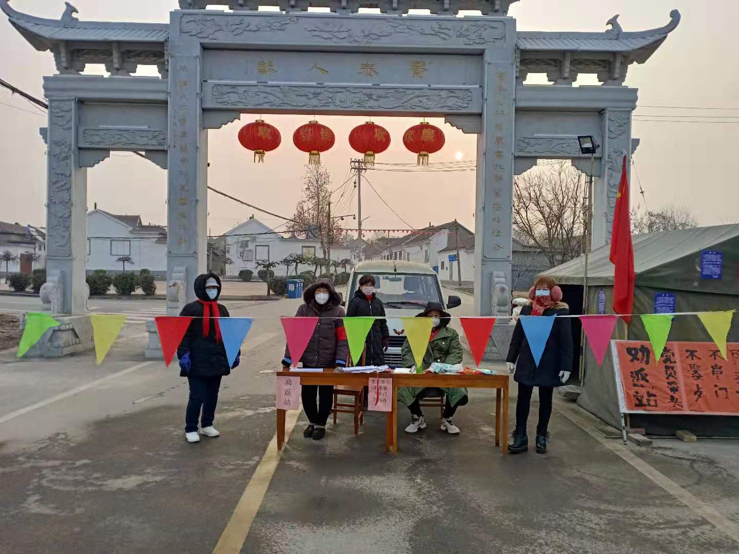 淄川区罗村镇河东村认真做好防控工作