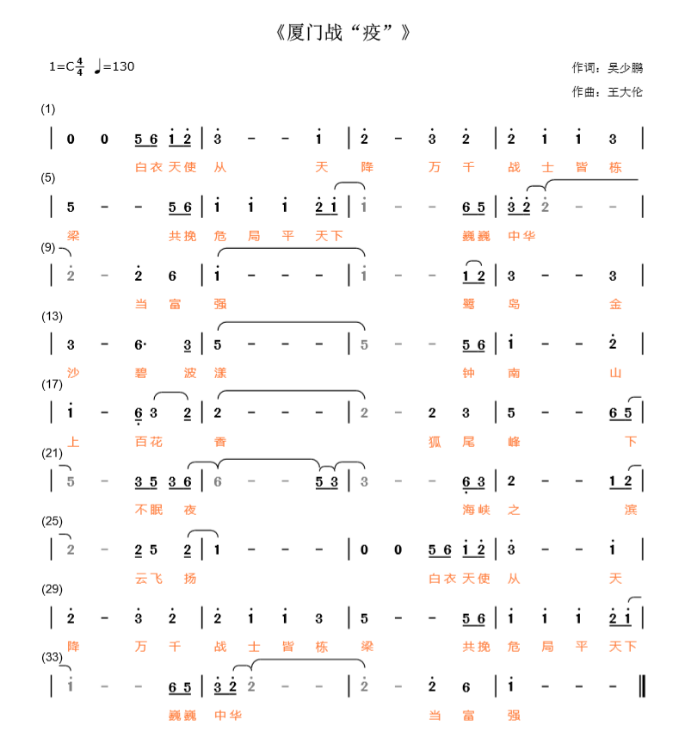 大学歌曲写作例子简谱_歌曲简谱(2)