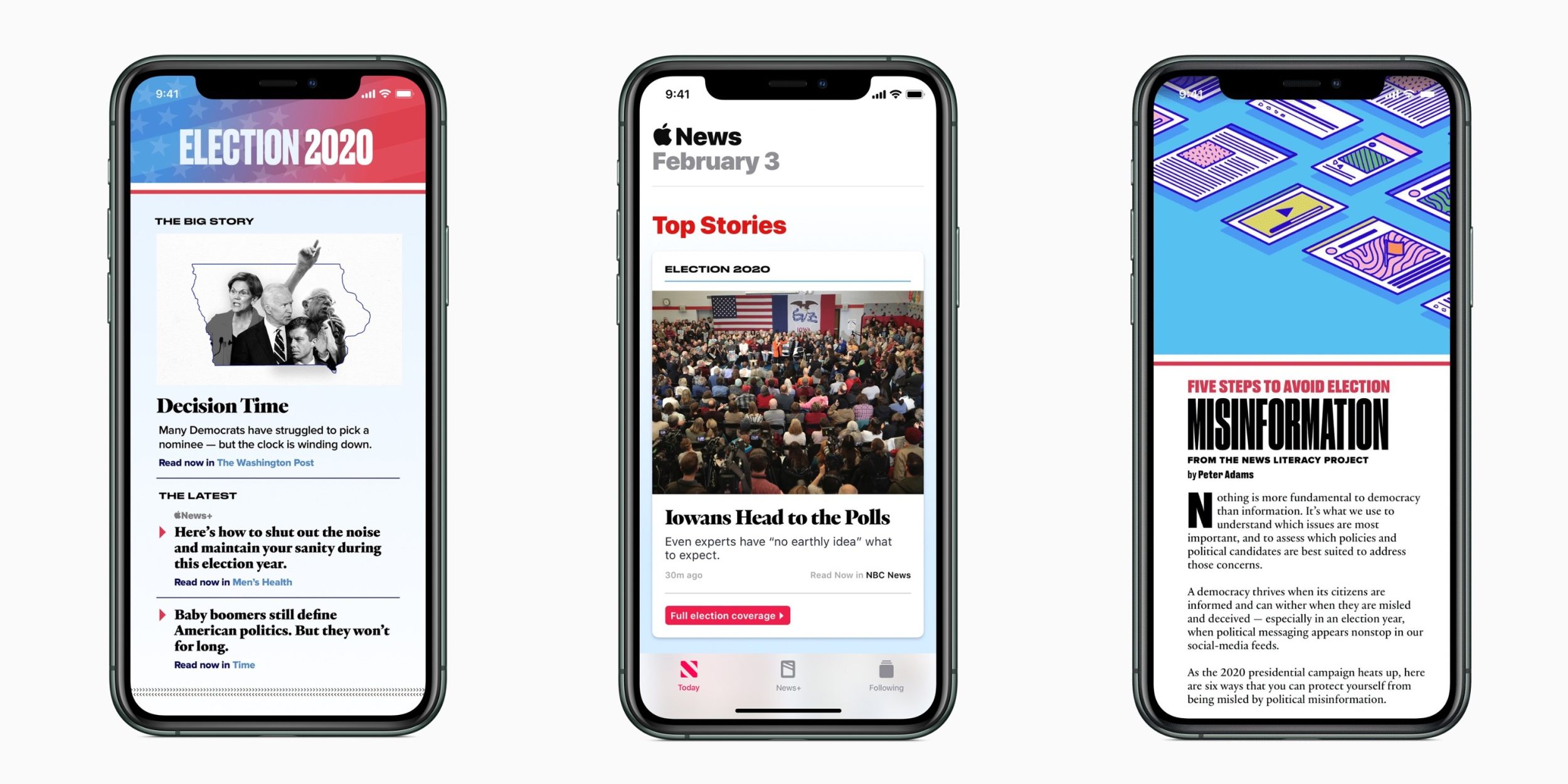 原创苹果:apple news 总统大选报道是"最全面的新闻资源"